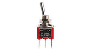 Miniature Toggle Switch ON-ON 5 A / 2 A 1CO PCB Pins