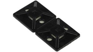 Cable Tie Mount 4.6mm Black Polyamide 6.6 Pack of 50 pieces