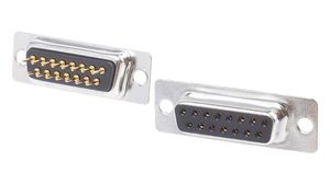 D-Sub Connector, Socket, DA-15, Soldering, Pack of 5 pieces