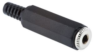 Audio Connector, Socket, Mono, Straight, 3.5 mm, Pack of 10 pieces