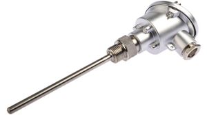 Resistance Thermometer 8mm G1/2 Class B 100Ohm 150mm 250°C 1x Pt100, 3-Wire Circuit IP54