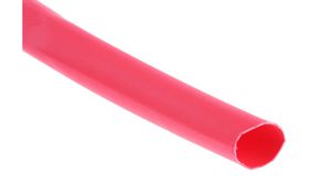 Heat-Shrink Tubing 2:1, 3.2 ... 6.4mm, Red, Polyolefin, 8m