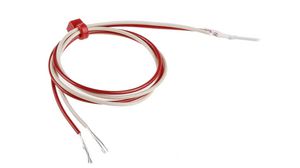 Resistance Thermometer 300mm Class B 100Ohm 10mm 250°C 1x Pt100, 2-Wire Circuit