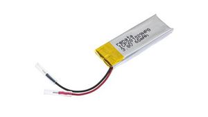 ICP Rechargeable Battery Pack, Li-Po, 3.8V, 68mAh, Wire Lead