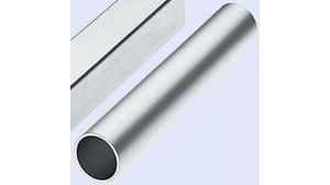 Silver Steel Round Tube, 2000mm Length, Dia. 30mm
