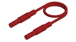 Safety Test Lead Nickel-Plated Brass 2m Red
