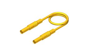 Safety Test Lead Shrouded Polyamide 16A Nickel-Plated Brass 2m Yellow