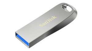 USB-minnepinne, Ultra Luxe, 128GB, USB 3.1, Sølv