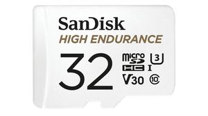 Karta pamięci, microSD, 32GB, 100MB/s, 40MB/s, Biały
