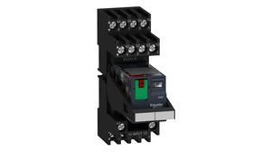 Miniature Plug-in Relay with LED RXM, 4CO, AC, 230V, 6A, Screw Terminal