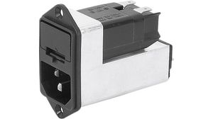 Power Inlet with Filter, 10A, 250VAC