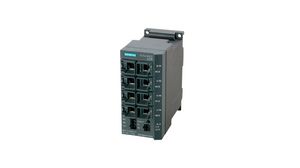 Industrial Ethernet Switch, RJ45 Ports 8, 100Mbps, Managed