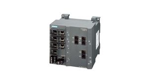 Industrial Ethernet Switch, RJ45 Ports 7, Fibre Ports 3SC, 1Gbps, Managed