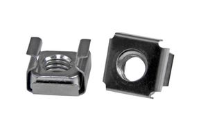 Cage Nuts, M6, 13mm, Nikkelöity teräs, 100 kappaleen pakkaus