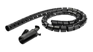 Spiral Sleeve, 25mm, Polyethylene, Black, 1.5m