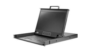 17” LCD Rack Mount KVM Console Drawer with Cables and Hardware
