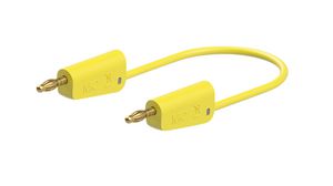 Test Lead PVC 32A Zinc Copper / Gold-Plated 2m 2.5mm² Yellow