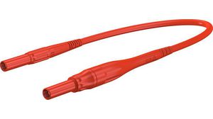 Fused Test Lead PVC 8A Nickel-Plated 2m 1mm² Red