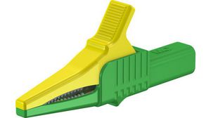 Bezpečnostní krokosvorka Zelený/žlutý 32A 1kV