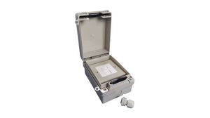 Plastic Enclosure with RJ12 Socket COMMZBOX 101x152x83mm Grey ABS IP65