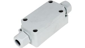 Junction Box, 1.25mm?, 24x65x33mm, Cable Entries 3, PBT