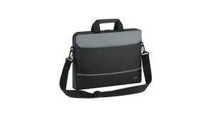 Notebook Bag, Shoulder Strap, 15.6" (39.6 cm), Intellect, Black / Grey