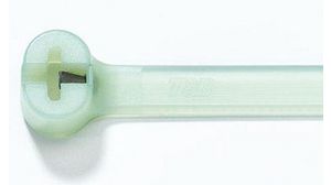 Cable Ties, 185.67mm x 4.57 mm, Green Polyamide 6.6, Pk-1000