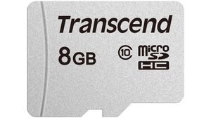 Carte mémoire, microSD, 8GB, 20MB/s, 10MB/s, Argent