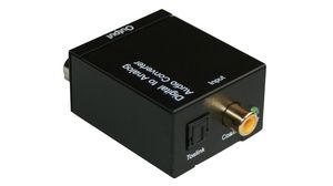 Digital to Analogue Audio Converter, RCA Coaxial/Toslink - RCA