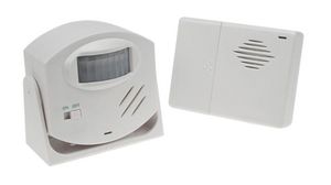 Doorbell with Motion Detector, 10m, White