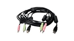 KVM Cable, USB / Audio, 1.8m