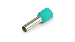Bootlace Ferrule 0.34mm² Turquoise 10.8mm Pack of 100 pieces