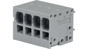 Wire-To-Board Terminal Block, THT, 5mm Pitch, Straight, Push-In, 4 Poles