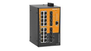 Ethernet Switch, RJ45 Ports 16, Fibre Ports 8SFP, 1Gbps, Managed