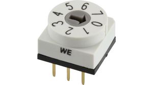 Rotary DIP Switch Arrow-Shaped Slot 8-Pos 2.54mm PCB Pins