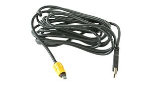 Kabel mit Drehverschluss, USB Micro-B - USB-A, 3,5 m, Kompatibilität ZQ510/ZQ511/ZQ520/ZQ521