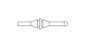 Pryžový antivibrační držák 4 mm