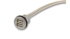 Cable, Wtyk USB A - Gniazdo USB A, 3m, USB 2.0, Srebrny