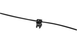 Cable Tie with Edge Clip 200 x 4.6mm, Polyamide 6.6 W, 225N, Black