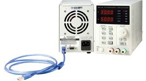Laboratoriestrømforsyning Programmerbar 30V 5A 150W USB / RS232 CEE 7/7- kontakt