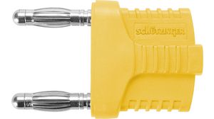Jumper plug, Yellow, Nickel-Plated, 33V, 12A