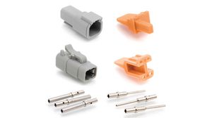 Kit, Plug / Receptacle / Socket / Pin, 4 Contacts