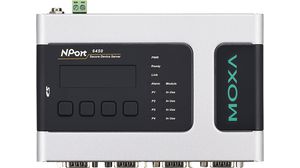 Serveur série, 100 Mbps, Serial Ports - 4, RS232 / RS422 / RS485