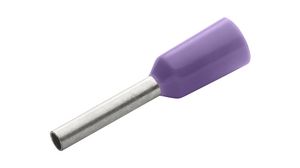 Bootlace Ferrule 0.25mm² Violet 10mm Pack of 100 pieces