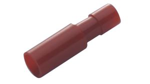 Crimp Terminal, Socket, Red, 0.5 ... 1.5mm², Polyamide, 24mm, Pack of 100 pieces
