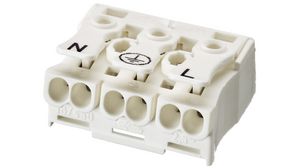 Screwless Terminal Block, 0.5 ... 2.5mm?, 450V, 3 Poles