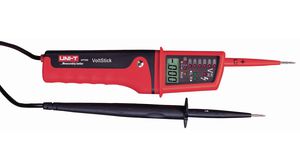 Voltage and continuity tester, IP65, LCD, Visual / Audible
