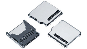 Connecteur de carte mémoire, Push / Pull, Carte SD, Pôles - 9