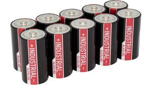 Primary Battery, Alkaline, C, 1.5V, Industrial, Pack of 10 pieces