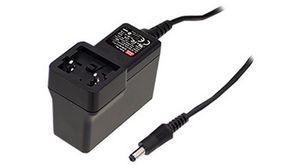 Plug-in-voeding voor medische toepassingen met verwisselbare adapter GEM18I Series 264V 450mA 18W Vatstekker 2,1 x 5,5 mm